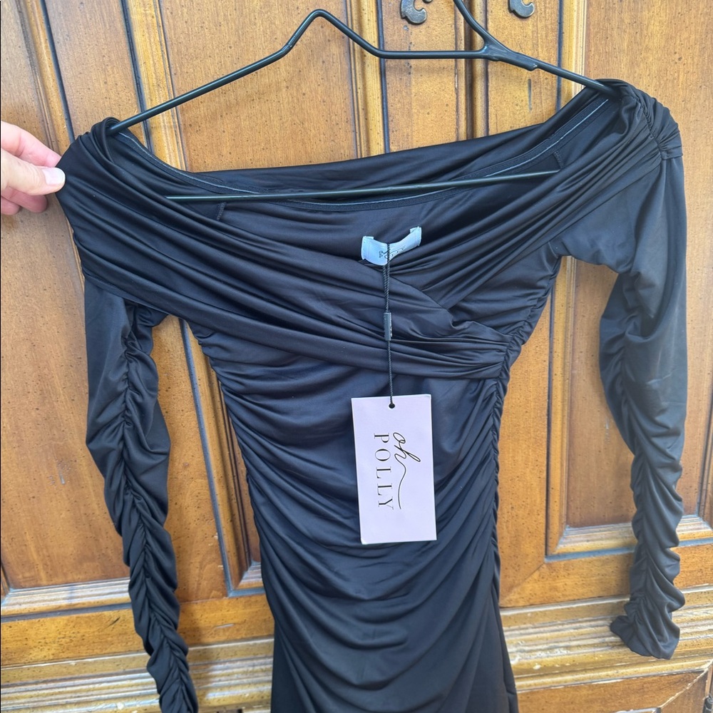 Oh Polly off the shoulder mini dress NWT